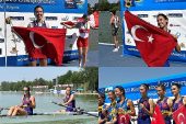 Kürekte kadınlardan büyük başarı 