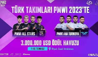 Türk Takımları 78 Milyon TL Ödül Havuzu Bulunan PMWI 2023'te Zafer Peşinde Koşacak