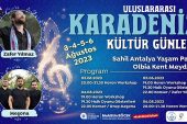 Antalya Büyükşehir Belediyesi Uluslararası Karadeniz Kültür Günleri etkinliği düzenliyor