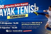 Antalya  Büyükşehir'den Zafer Bayramı'na özel ayak tenisi turnuvası