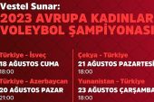 Avrupa Kadınlar Voleybol Şampiyonası Heyecanı Vestel Amfi'de Yaşanacak!