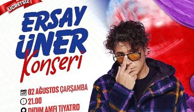 Didim Amfi Tiyatro'da Ersay Üner rüzgarı esecek