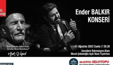 Ender Balkır, Aşık Veysel türkülerini söyleyecek Ender Balkır, Aşık Veysel türkülerini söyleyecek