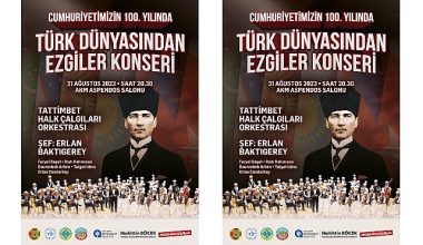 Kazak Halk Çalgıları Orkestrasından Türk dünyasından ezgiler konseri