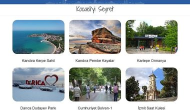 Kocaeli'nin turistik mekanları cepte