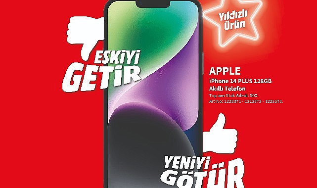 MediaMarkt'da Yıldızlı Teknoloji Günleri Kampanyası Başladı
