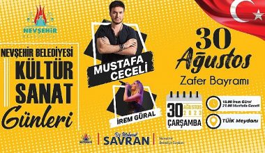 Nevşehir Belediyesi'nden 30 Ağustos Zafer Bayramı'na özel konser