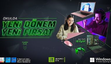 “Okulda Yeni Dönem Yeni Fırsat” Monster Notebook'lu olmanın tam zamanı!