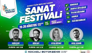 Sanat için Ben De Varım Festivali başlıyor