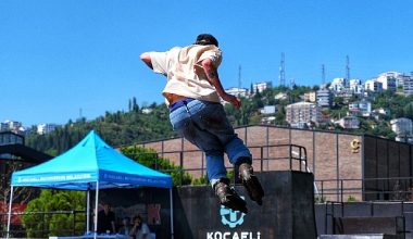 Skate Park'ta adrenalin tavan yaptı