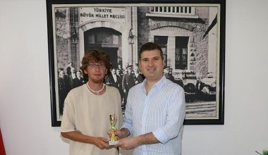 Tayfun Canlı, şampiyon ile buluştu!