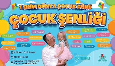 1 Ekim Dünya Çocuk Günü'nde çocuklar doyasıya eğlenecek