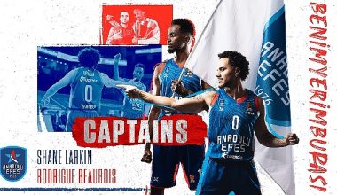 Anadolu Efes'te Shane Larkin Kaptan, Rodrigue Beaubois ise İkinci Kaptan Oldu