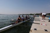 Başkent gençlerin kürek yarışlarına sahne oldu
