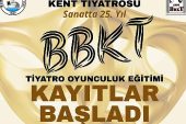BBKT'nin Tiyatro Oyunculuk Eğitimi Kayıtları Başladı