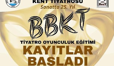 BBKT'nin Tiyatro Oyunculuk Eğitimi Kayıtları Başladı