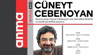 Cüneyt Cebenoyan, Adına İthaf Edilen Filmlerle Sinematek/Sinema Evi'nde Anılacak