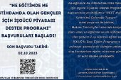 Gençlere günlük 10 Euro harçlık ve makine eğitimi