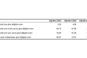 Hizmet Üretici Fiyat Endeksi (H-ÜFE) yıllık yüzde 79,95, aylık yüzde 5,25 arttı
