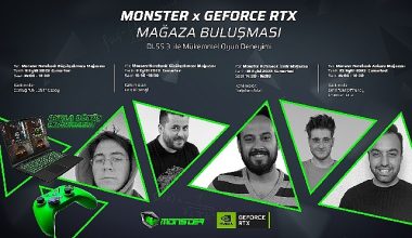 Monster x GeForce RTX Mağaza Buluşmaları başlıyor!