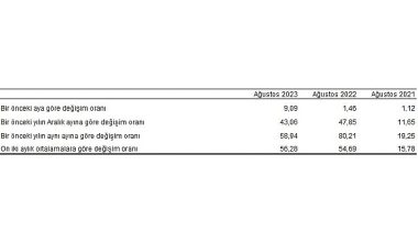 Tüketici fiyat endeksi (TÜFE) yıllık yüzde 58,94, aylık yüzde 9,09 oldu