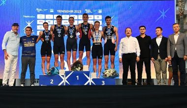 25 ülkeden 280 sporcu Yenişehir Avrupa Triatlon Kupası'nda mücadele etti