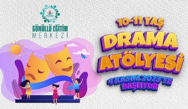 Çocuklar için ücretsiz drama atölyesi etkinliği başlıyor