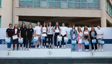 DEÜ'nün Spor Şenliği'nde dereceye girenler ödüllendirildi