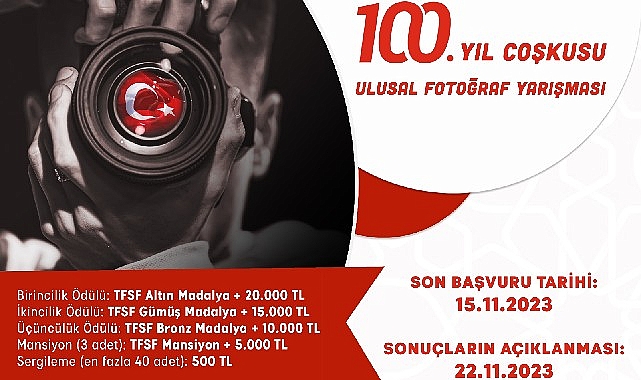 Fotoğrafçılar deklanşöre Cumhuriyet'in 100'üncü yılı için basacak