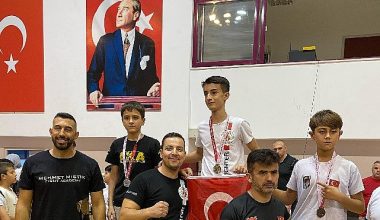 Kemer Belediyesi Kick Boks takımından 6 madalya