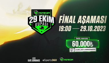 Monster Notebook ve PUBG: BATTLEGROUNDS ile 'Monster 29 Ekim Kupası' heyecanı başlıyor!