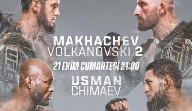 UFC'de “Yılın Dövüş Gecesi" Türkiye'de Sadece S Sport Plus'ta