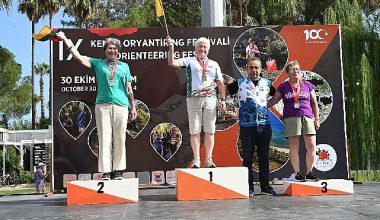 9 Uluslararası Kemer Oryantiring Festivali tamamlandı