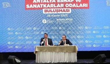 Başkan Böcek esnaf odaları başkanları ile buluştu