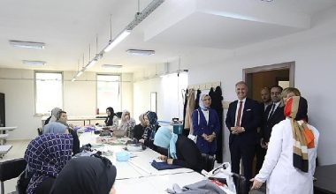 Başkan Taban'dan İnesmek Kursiyerlerine Ziyaret