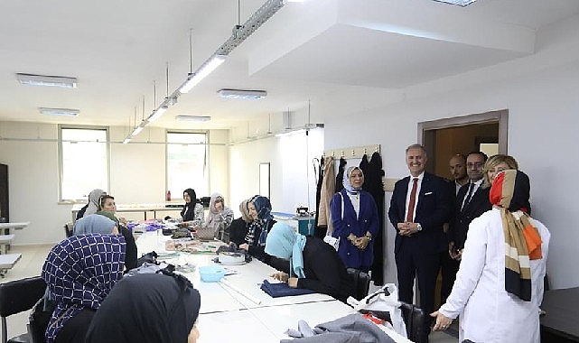 Başkan Taban'dan İnesmek Kursiyerlerine Ziyaret