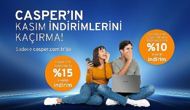 Casper 'dan kasım ayına özel indirim fırtınası
