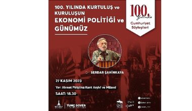 Cumhuriyet Söyleşileri Dr. Serdar Şahinkaya ile devam ediyor