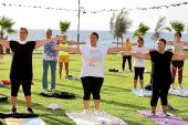 Didim belediyesi'nin pilates etkinlikleri devam ediyor