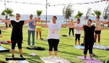 Didim belediyesi'nin pilates etkinlikleri devam ediyor