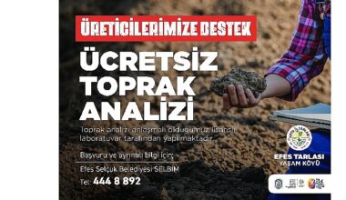 Efes selçuk'ta üreticiye önemli destek: Ücretsiz toprak analizi devam ediyor