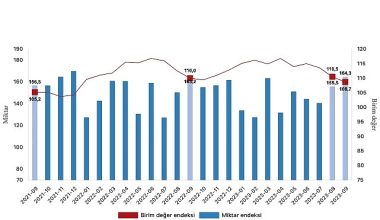 İhracat birim değer endeksi yüzde 1,2 azaldı
