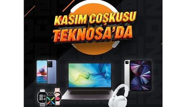 Kasım coşkusu Teknosa'da güzel!