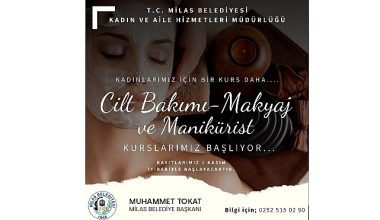 Milas Belediyesi'nden kadınlar için bir kurs daha…