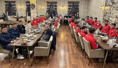Nevşehir Belediyespor'da futbolculara moral yemeği