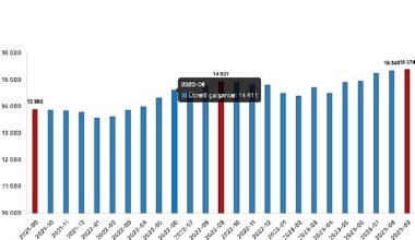 Ücretli çalışan sayısı yıllık yüzde 3,0 arttı