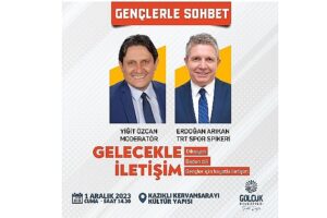 Ünlü spor spikeri gölcük'te gençlerle buluşacak