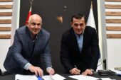 Başkan Abdullah Özyiğit, Yenişehir Büyük Kent Kütüphanesi için imzayı attı