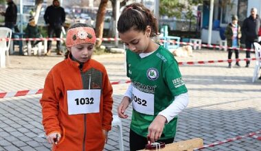   Gölyazı'da oryantiring yarışları renkli anlara sahne oldu