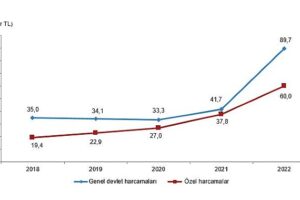 Kültür harcamaları yüzde 88,1 arttı